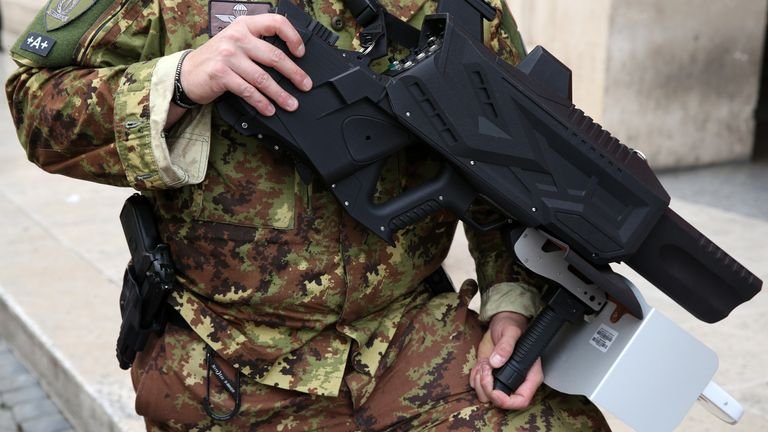 Anti drone gun