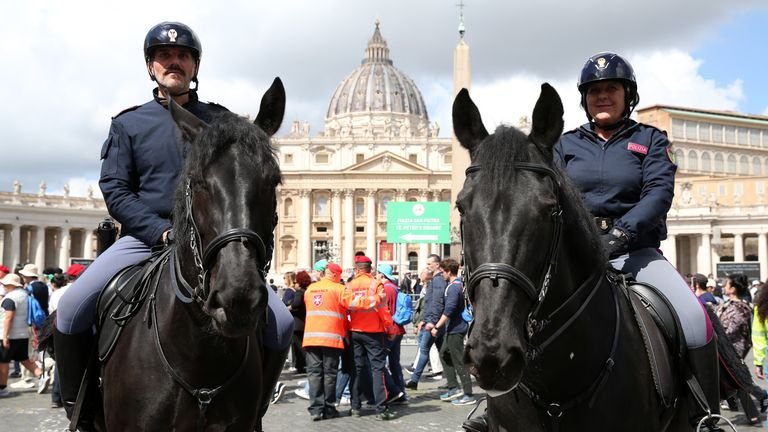 Unprecedented Security for Pope Francis Funeral