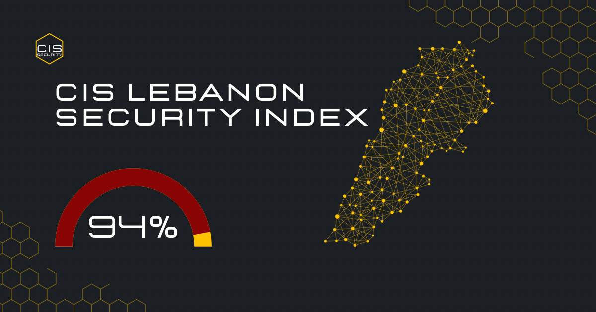 CIS Lebanon Security Index July 12 2025