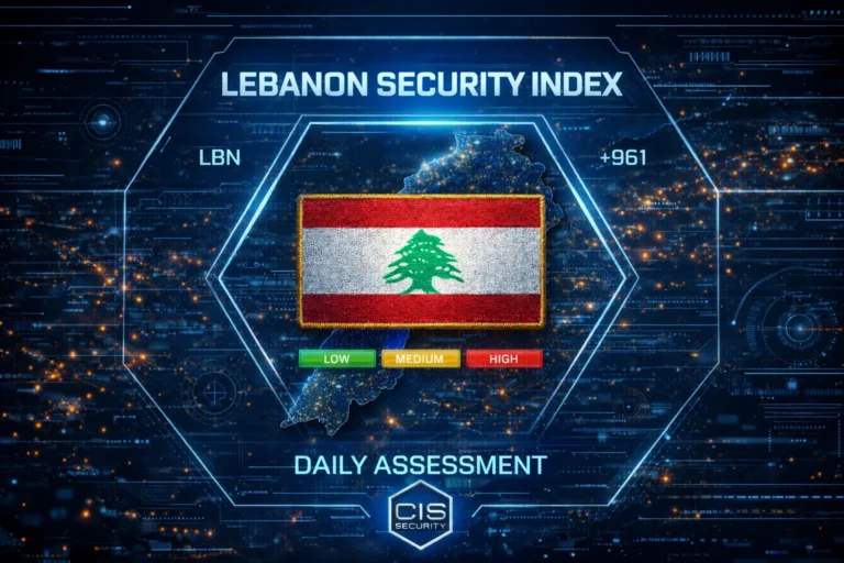 CIS LEBANON SECURITY INDEX - Jan 27 2026