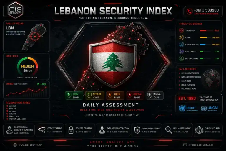CIS LEBANON SECURITY INDEX - July 4 2026